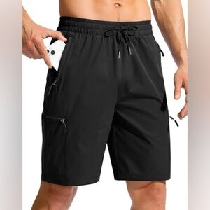 NWOT SIZE XL HALARA Black Men's Cargo Shorts